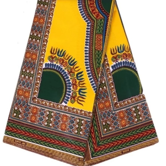 Royal Red African Print Dress - Coming Soon!! - Picture 4 of 8